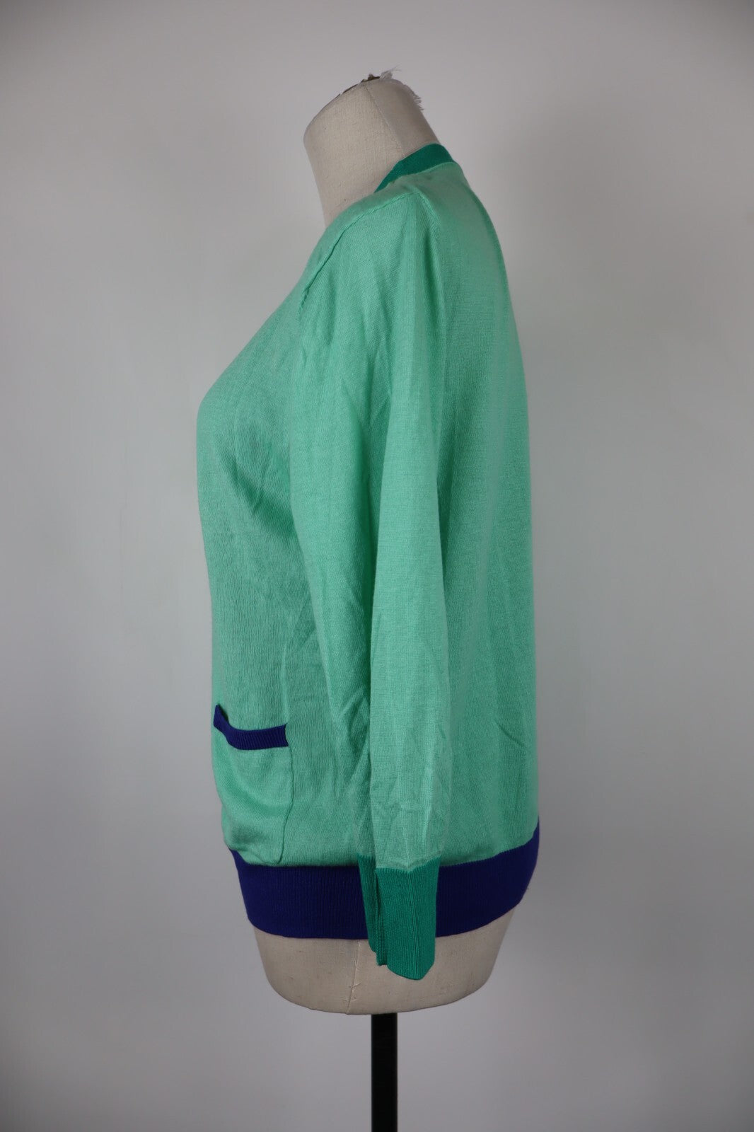 TOMMY HILFIGER CARDIGAN MAGLIONE COTONE DONNA Tg. L WOMAN CASUAL SWEATER