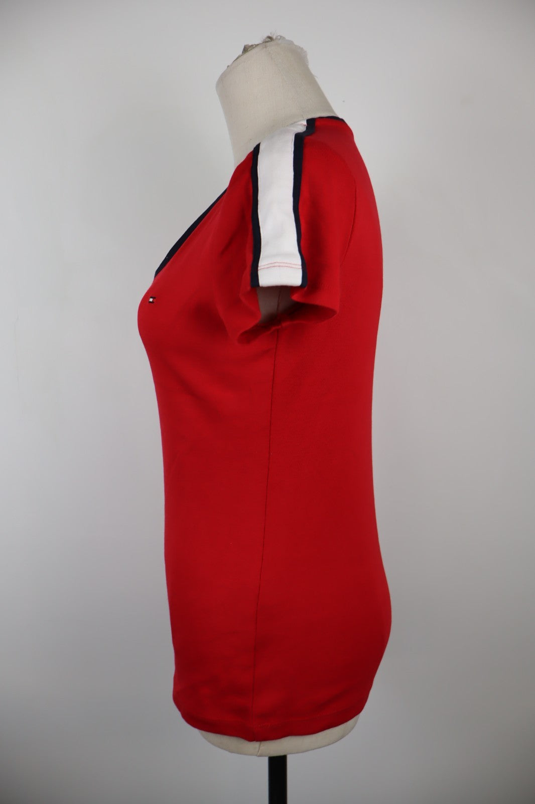 TOMMY HILFIGER MAGLIA COTONE DONNA TG. S WOMAN CASUAL VINTAGE T-SHIRT COTTON