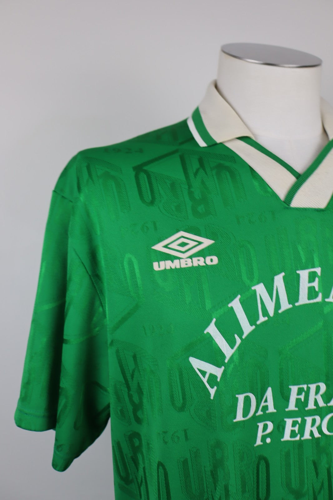 UMBRO N 14 MAGLIA CALCIO UOMO Tg XL SOCCER T-SHIRT JERSEY VINTAGE SPORT