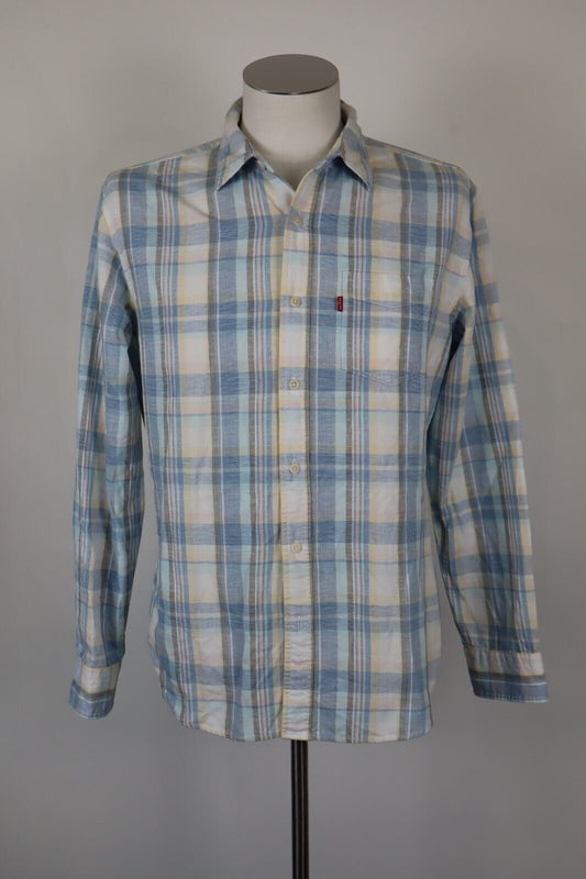 LEVI'S CAMICIA UOMO TG L MAN SHIRT CASUAL VINTAGE COTONE COTTON