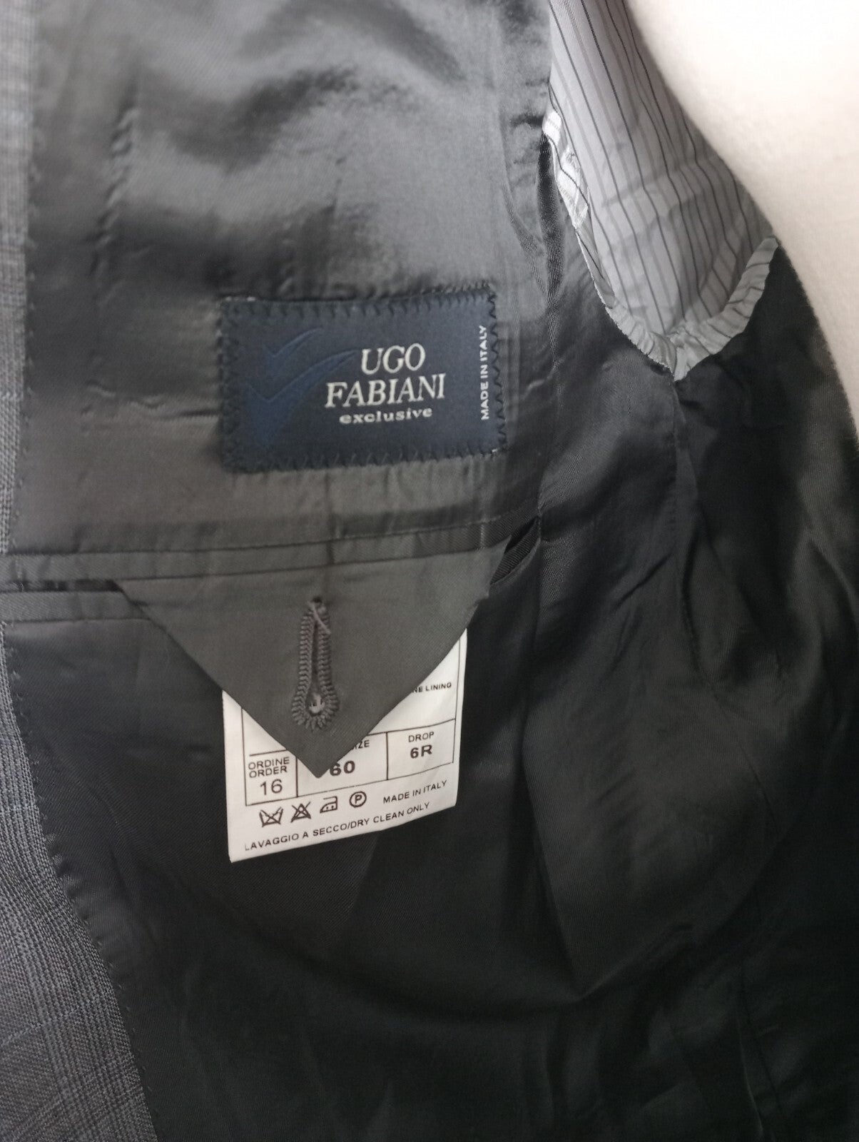 ING LORO PIANA PER UGO FABIANI BLAZER GIACCA LANA WOOL UOMO Tg 60 MAN VINTAGE