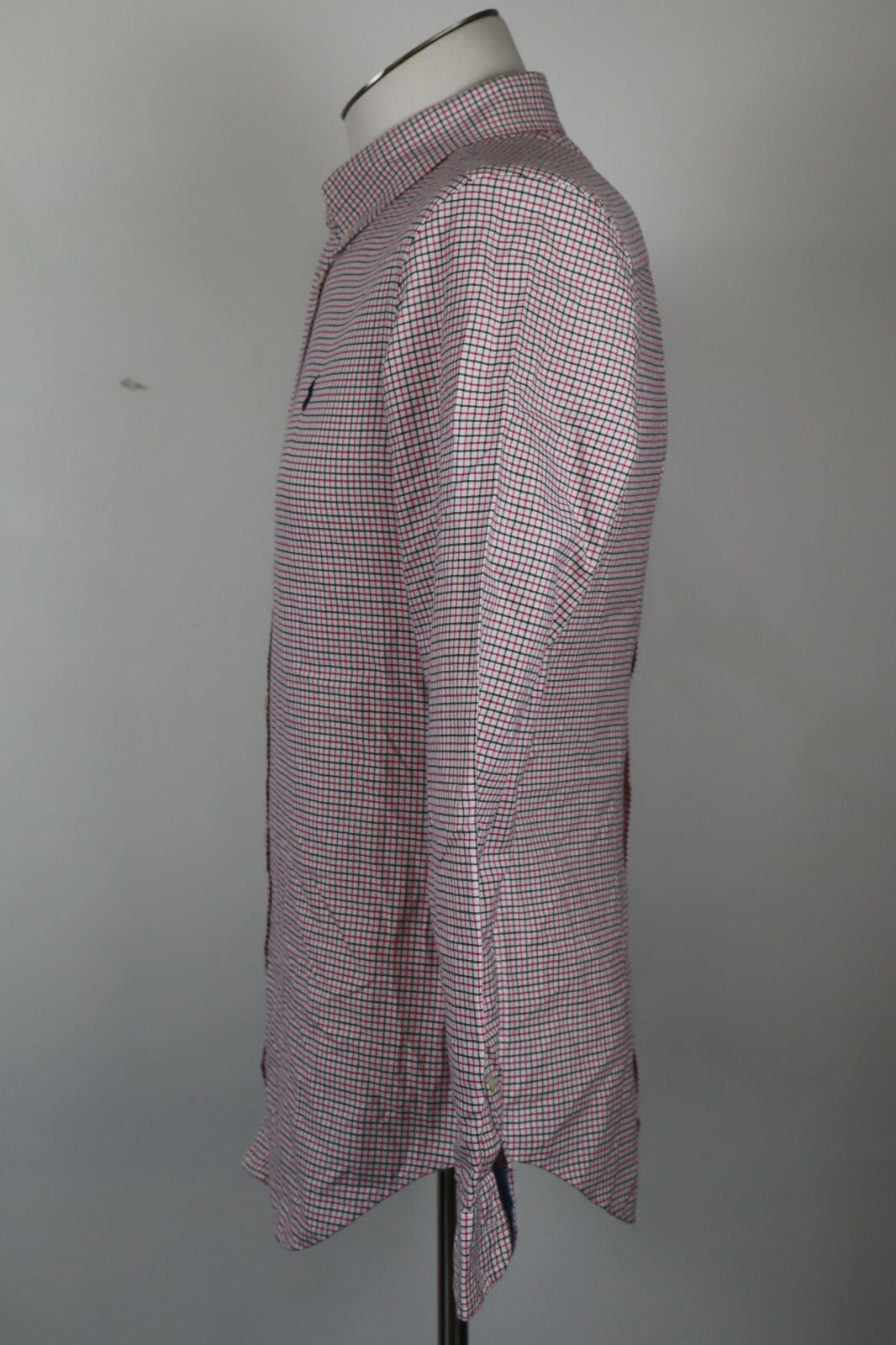 RALPH LAUREN CAMICIA UOMO COTONE TG. XL (18-20) MAN CASUAL VINTAGE COTTON SHIRT