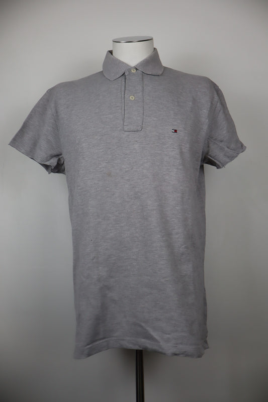 TOMMY HILFIGER MAGLIA POLO UOMO TG. L MAN T-SHIRT CASUAL VINTAGE COTONE COTTON