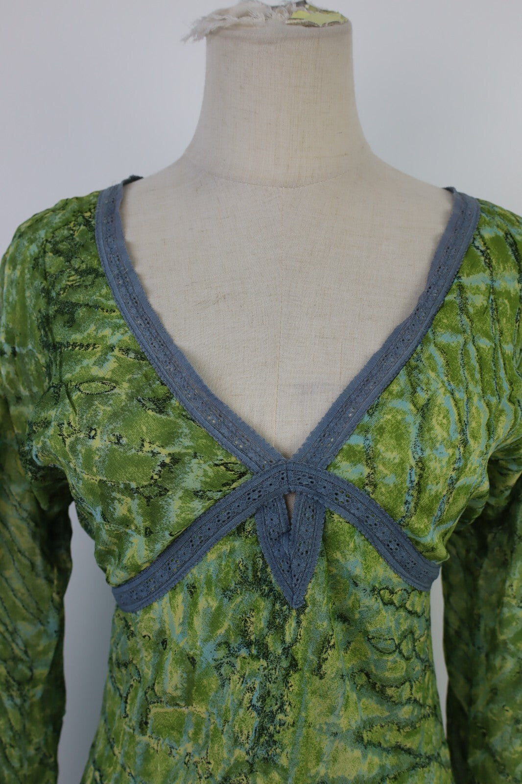 DOLMA FAIRSTILC SLIPTOP DONNA XL WOMAN T-SHIRT FUNKY ANIMAL CHIFFON Y2K 2000'S