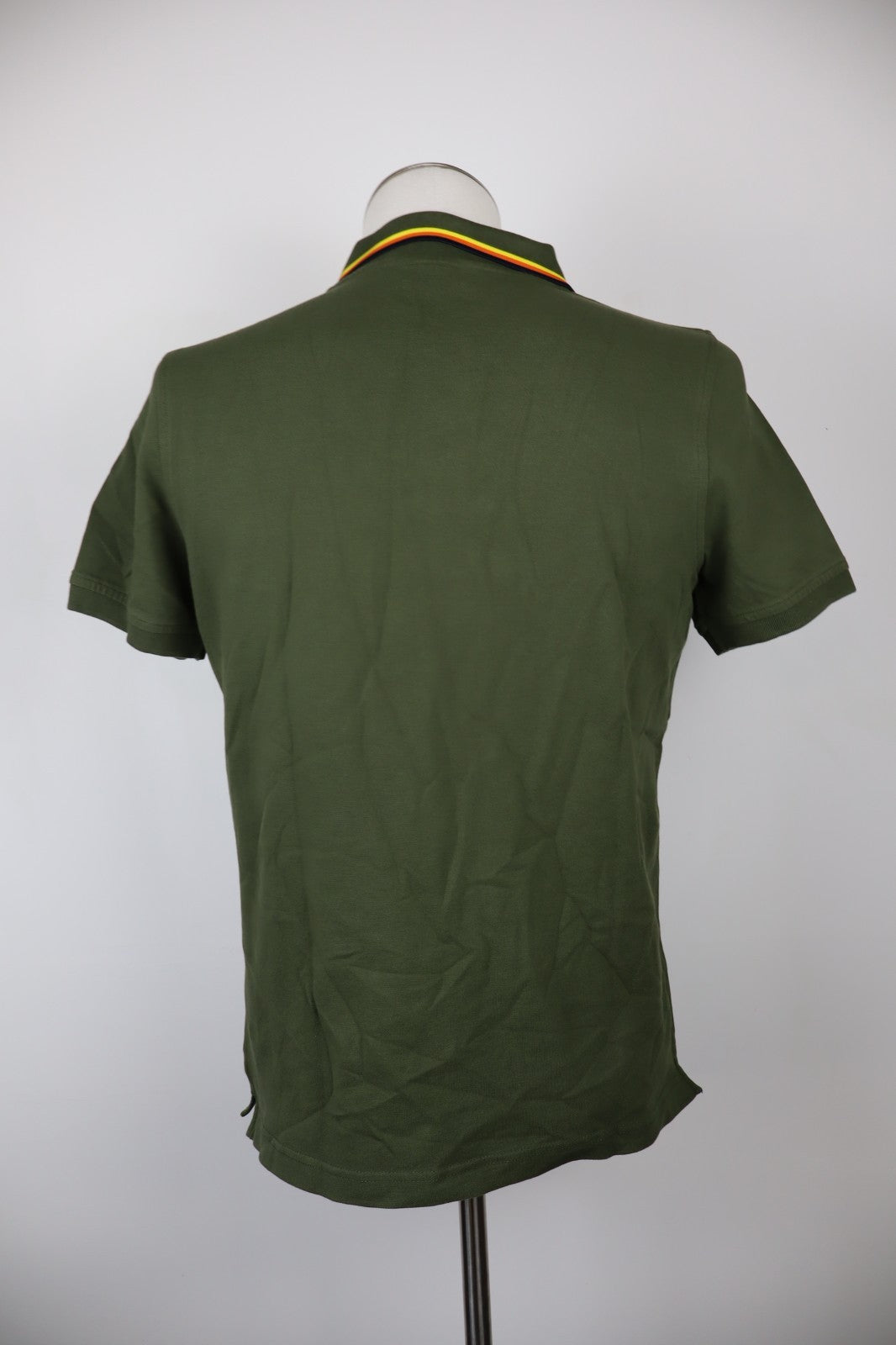 KWAY MAGLIA POLO UOMO COTONE TG M MAN COTTON T-SHIRT CASUAL VINTAGE VERDE LOGO