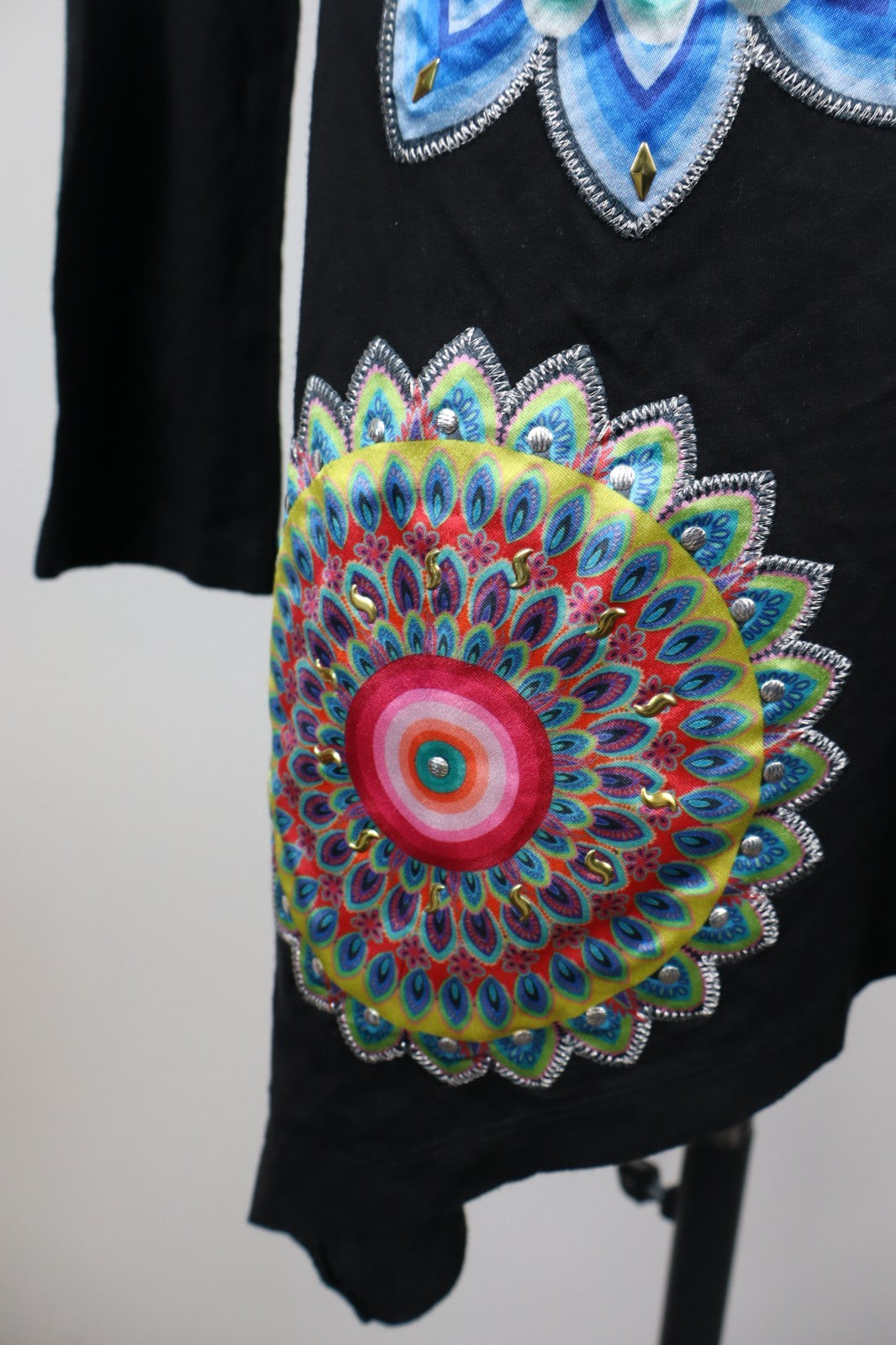 DESIGUAL VESTITO DONNA TG. XL WOMAN CASUAL VINTAGE DRESS ABITO VISCOSA COTONE
