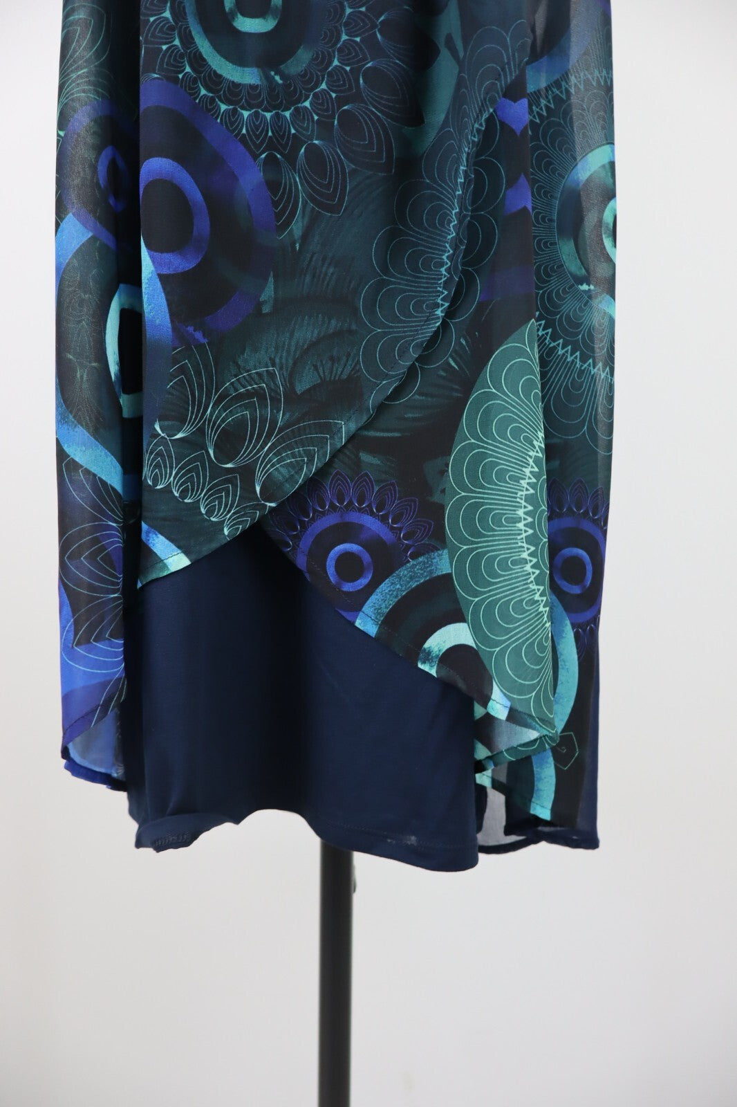 DESIGUAL VESTITO DONNA TG. 38 WOMAN CASUAL VINTAGE DRESS ABITO