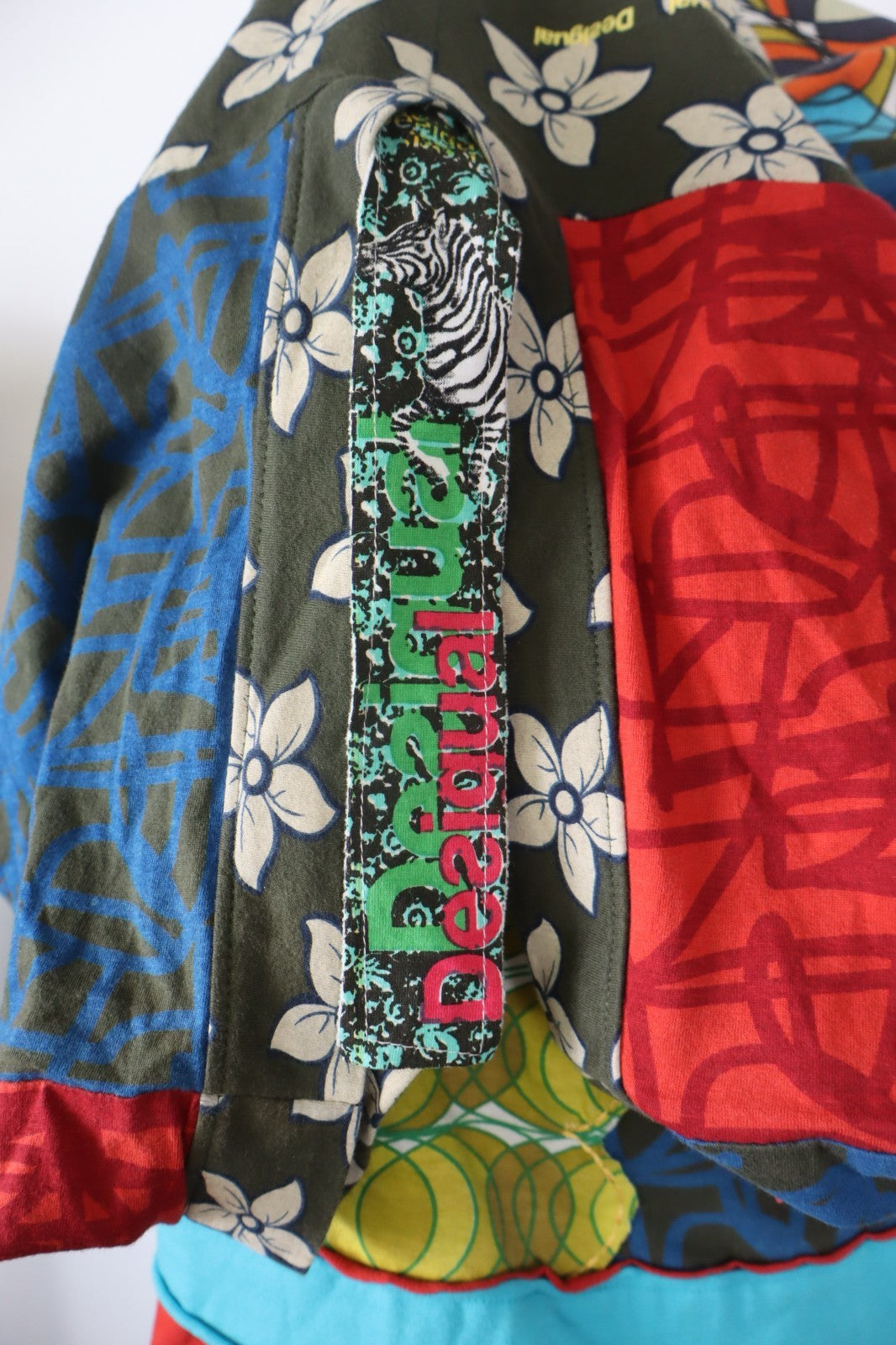 DESIGUAL VESTITO DONNA TG. M WOMAN CASUAL VINTAGE DRESS COTONE