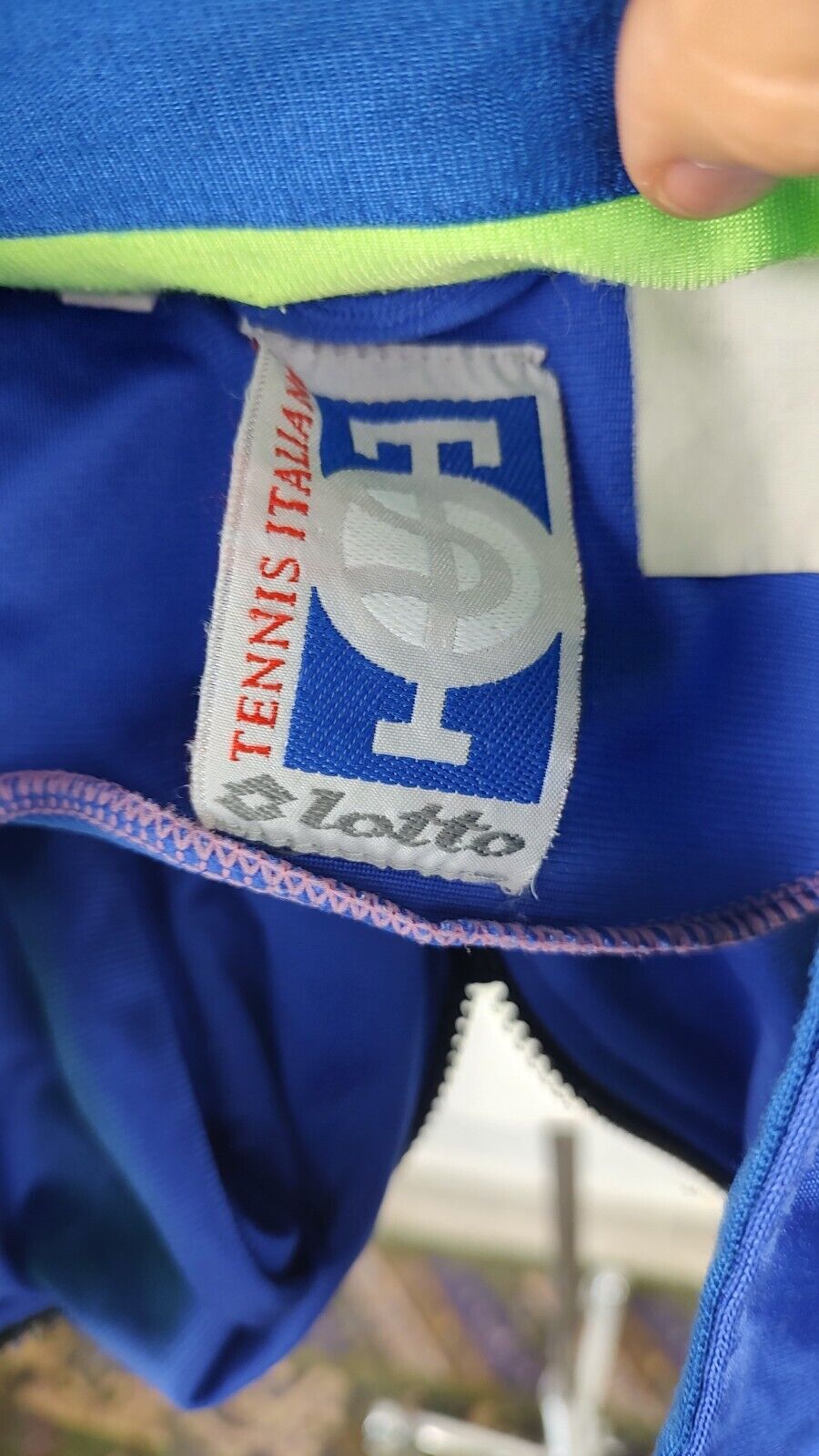 LOTTO TENNIS GIACCA SPORT UOMO Tg M MAN VINTAGE JACKET CASUAL VINTAGE