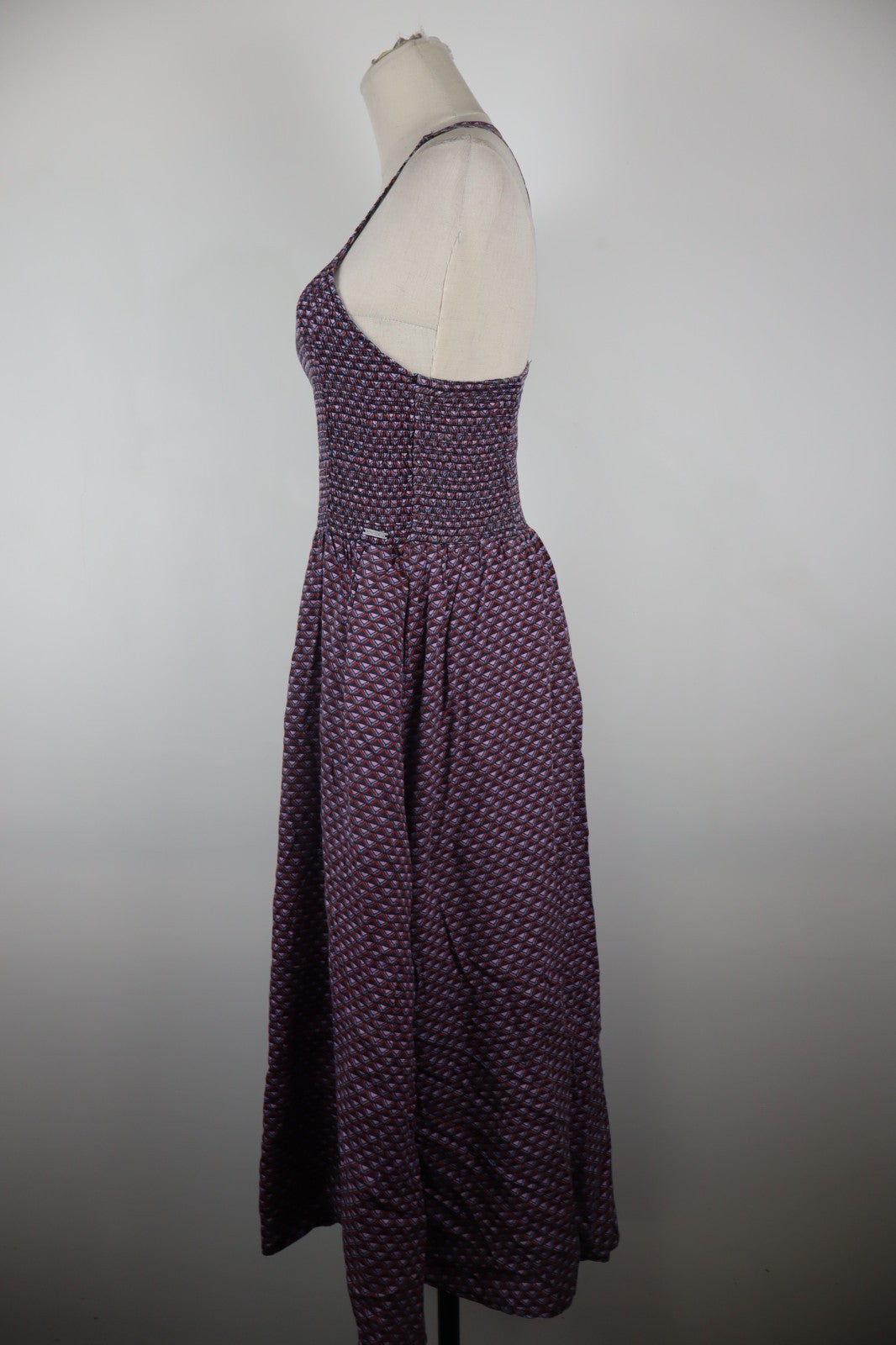 PEPE JEANS VESTITO A BRETELLE DONNA TG M WOMAN CASUAL VINTAGE DRESS ABITO LOGO