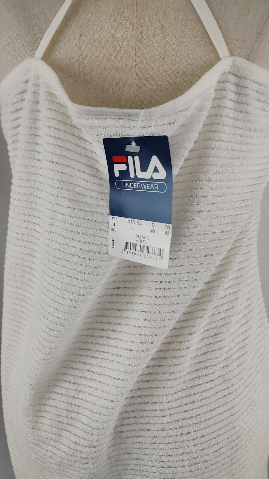 FILA VESTITO DONNA TG. L WOMAN CASUAL TENNIS VINTAGE DRESS CON TAG
