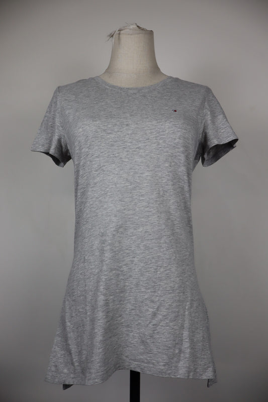 HILFIGER TOMMY JEANS MAGLIA DONNA TG. L WOMAN CASUAL VINTAGE T-SHIRT TOP COTONE