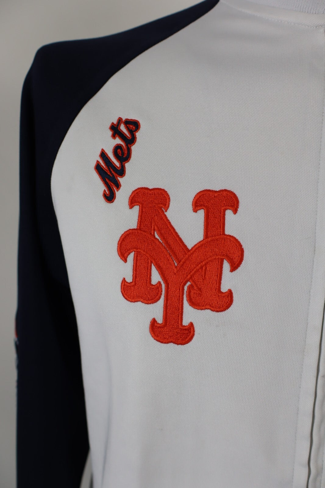 MAJESTIC NY YANKEES METS BATTLE FELPA UOMO Tg L MAN  VINTAGE SPORT  BASEBALL
