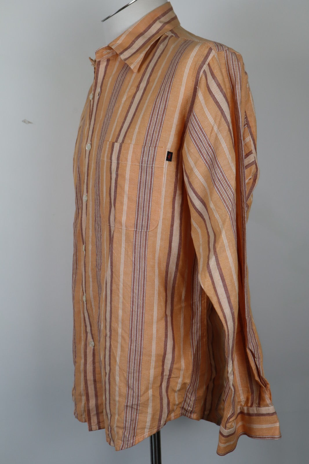 MARLBORO CLASSICS CAMICIA UOMO COTONE LINO TG. M MAN CASUAL VINTAGE SHIRT