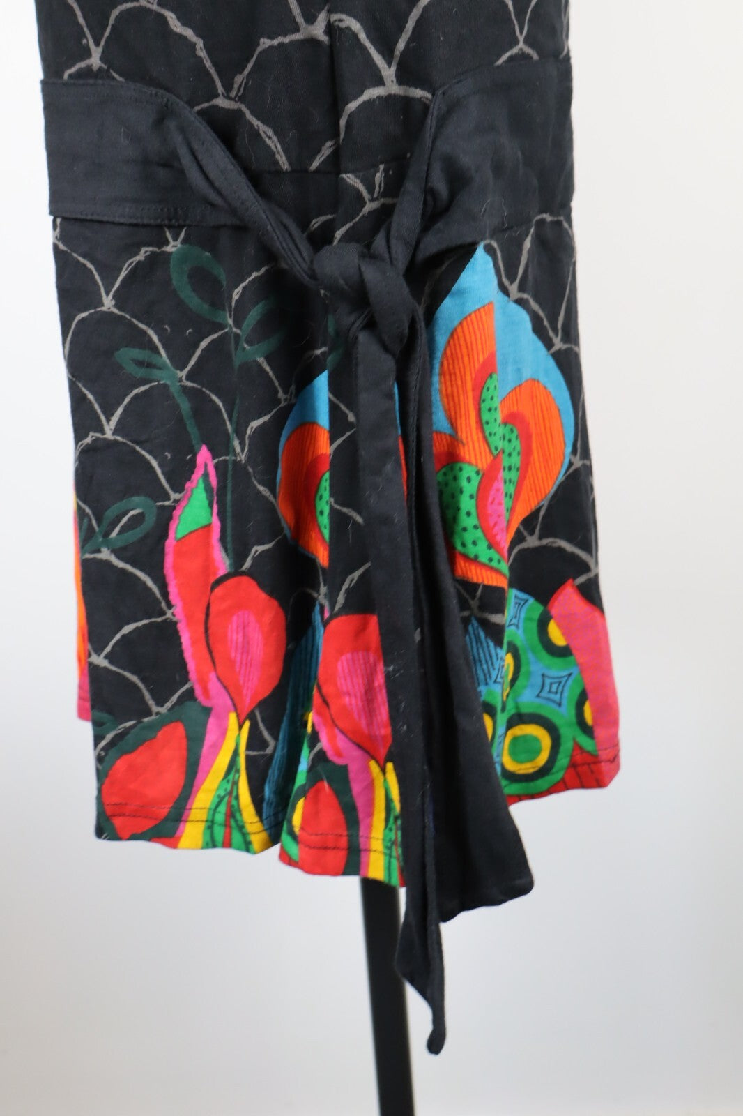 DESIGUAL VESTITO DONNA TG. S  WOMAN CASUAL VINTAGE DRESS ABITO COTONE COTTON