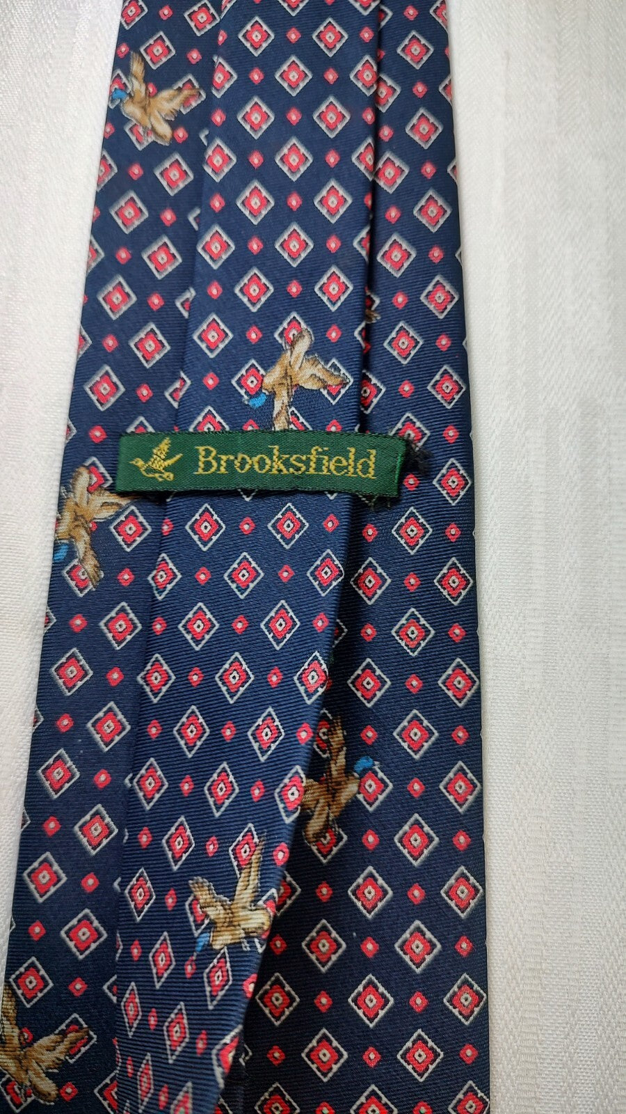BROOKSFIELD 100% SILK TIE SETA CRAVATTA NECKTIE MADE IN ITALY CLASSIC