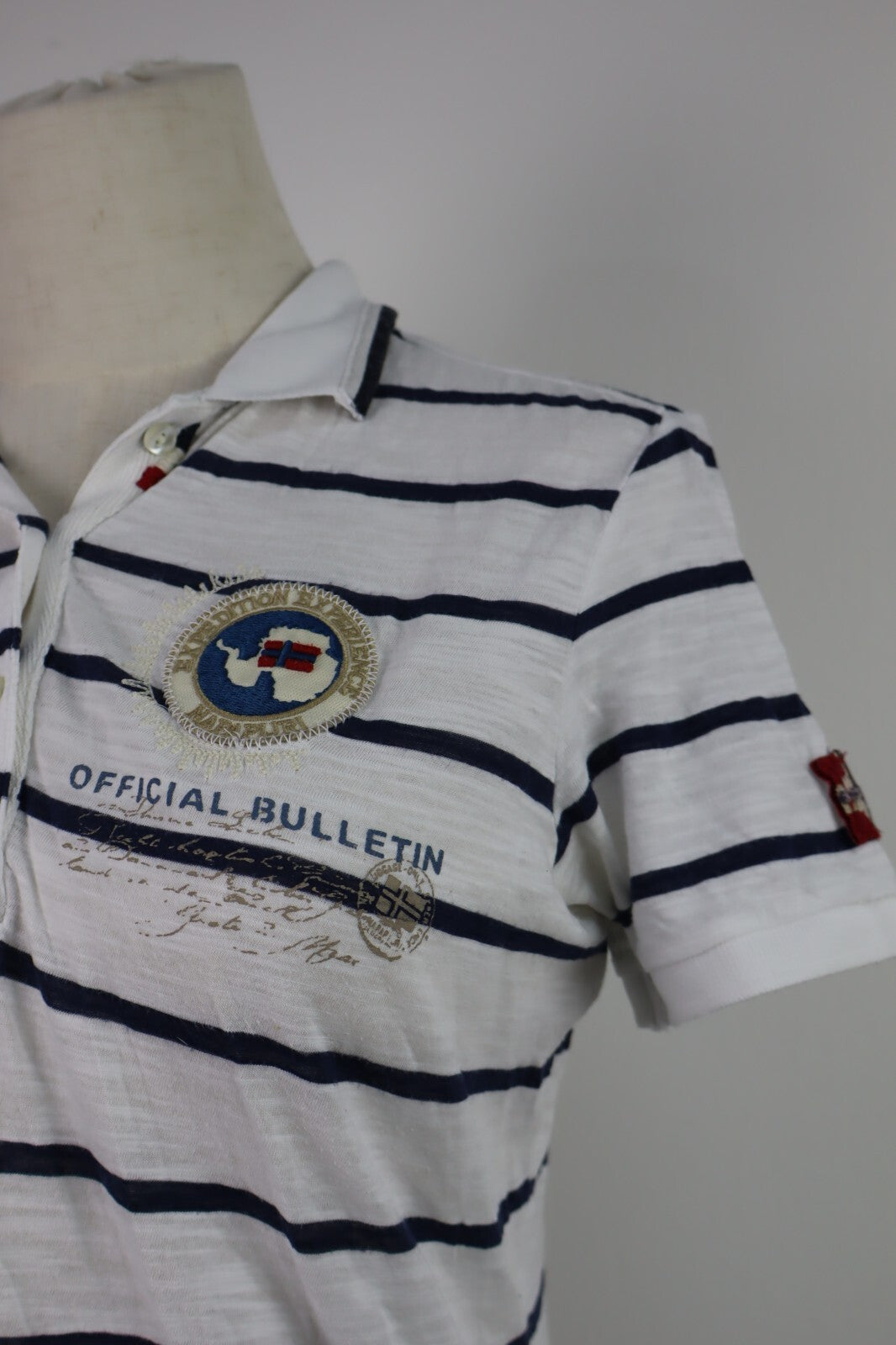 NAPAPIJRI MAGLIA POLO DONNA COTONE TG. M WOMAN SHIRT CASUAL VINTAGE COTTON