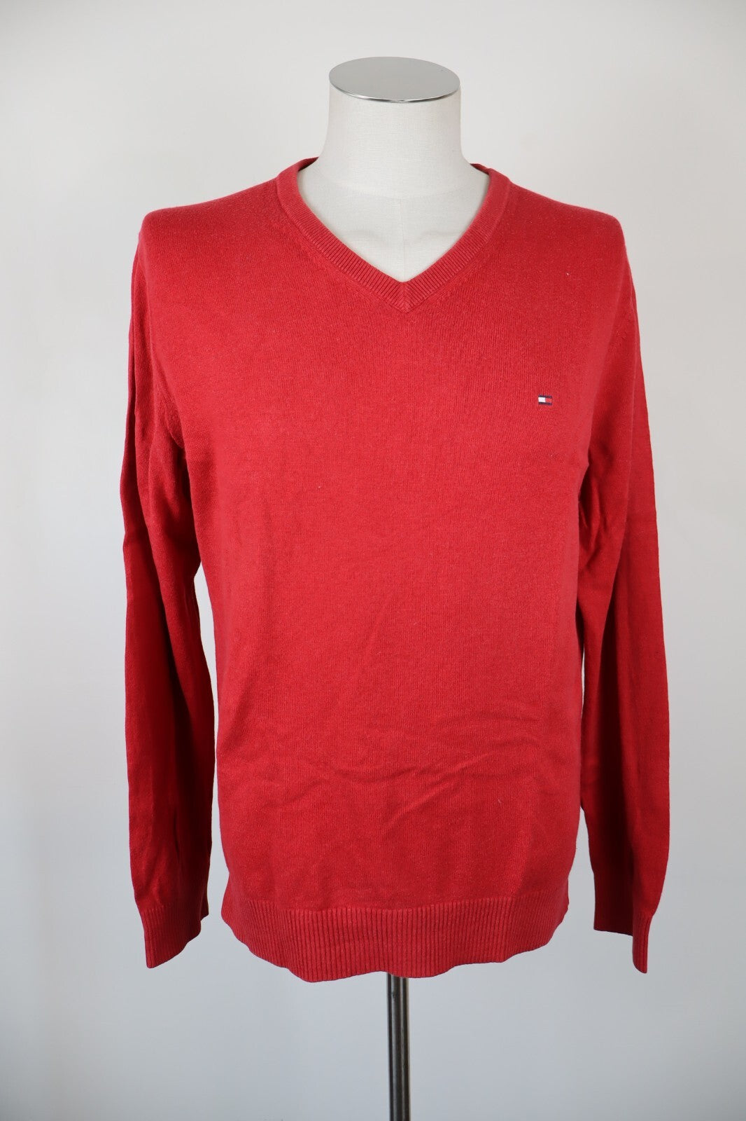 TOMMY HILFIGER MAGLIONE COTONE CASHMERE VINTAGE UOMO Tg M SWEATER MAN CASUAL