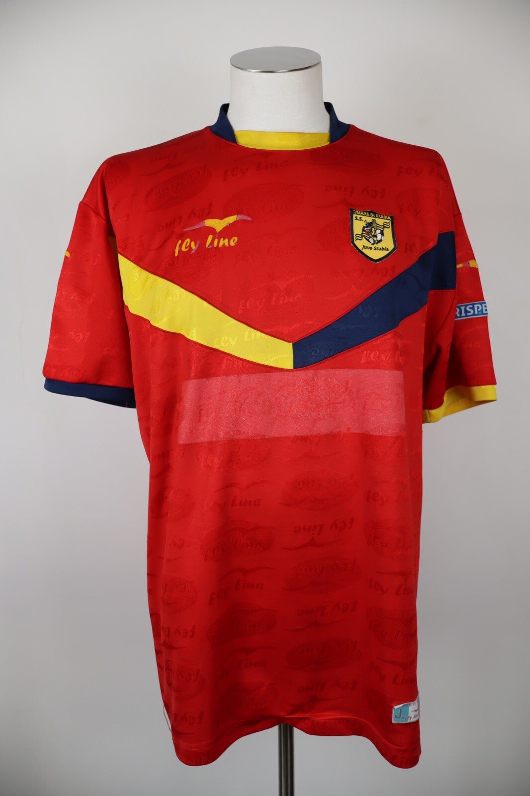 FLY LINE JUVE STABIA NOCCHI N 7 MAGLIA CALCIO UOMO Tg XL SOCCER TRIKOT JERSEY