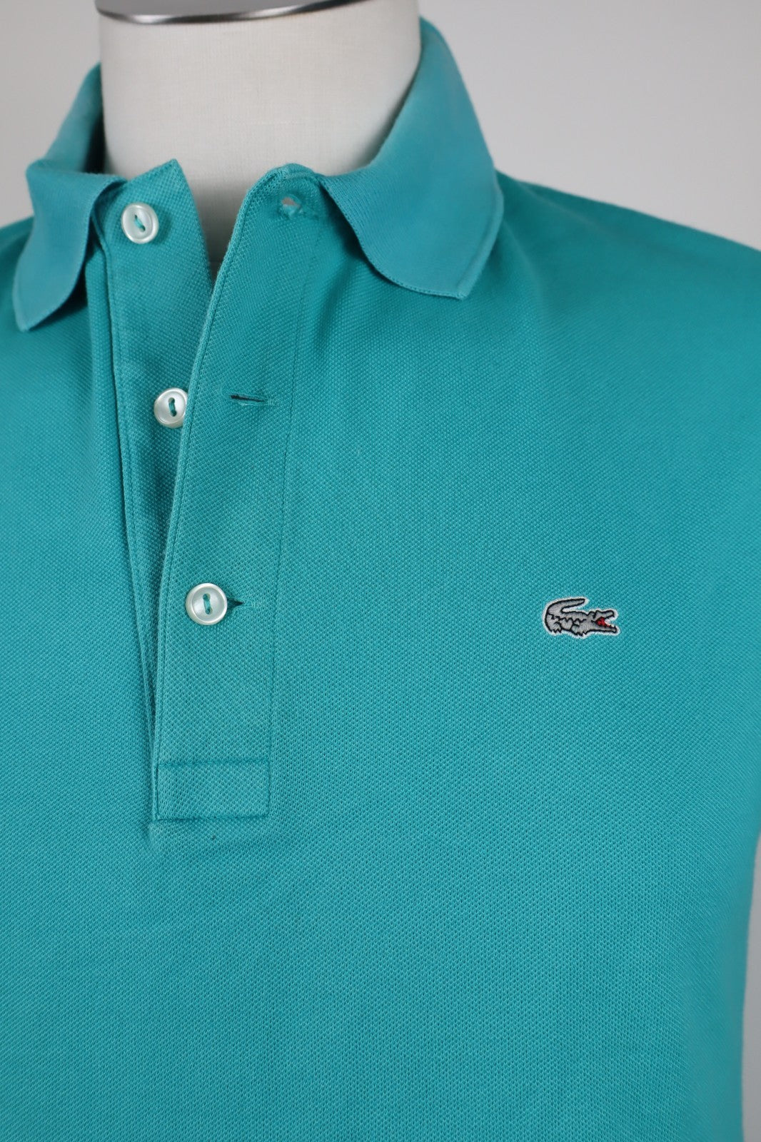 LACOSTE MAGLIA POLO UOMO COTONE TG M MAN COTTON T-SHIRT CASUAL VINTAGE LOGO