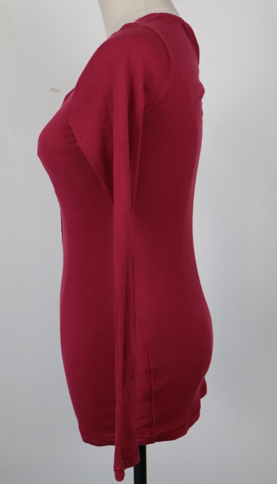 TOMMY HILFIGER DENIM MAGLIA DONNA TG. M WOMAN CASUAL VINTAGE T-SHIRT BOTTONCINI