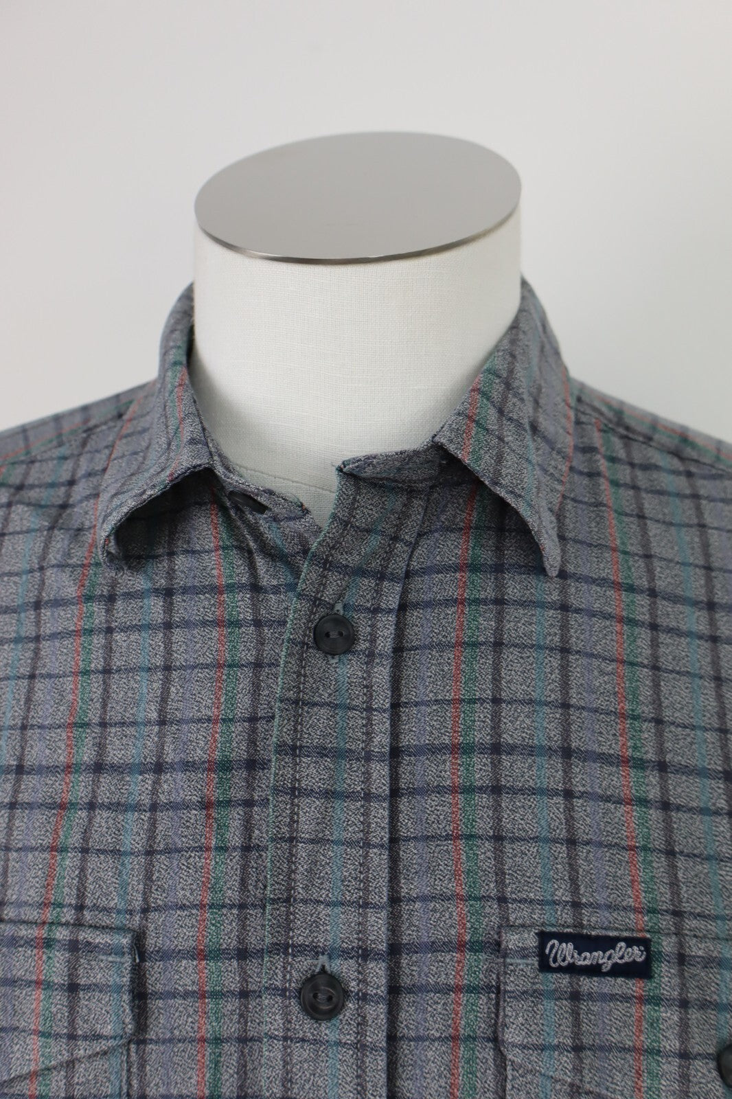 WRANGLER CAMICIA UOMO TG. M REGULAR  MAN CASUAL VINTAGE SHIRT COTONE