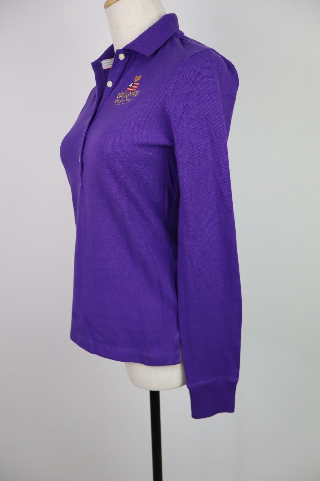 RALPH LAUREN POLO MAGLIA COTONE DONNA TG. S WOMAN CASUAL VINTAGE T-SHIRT