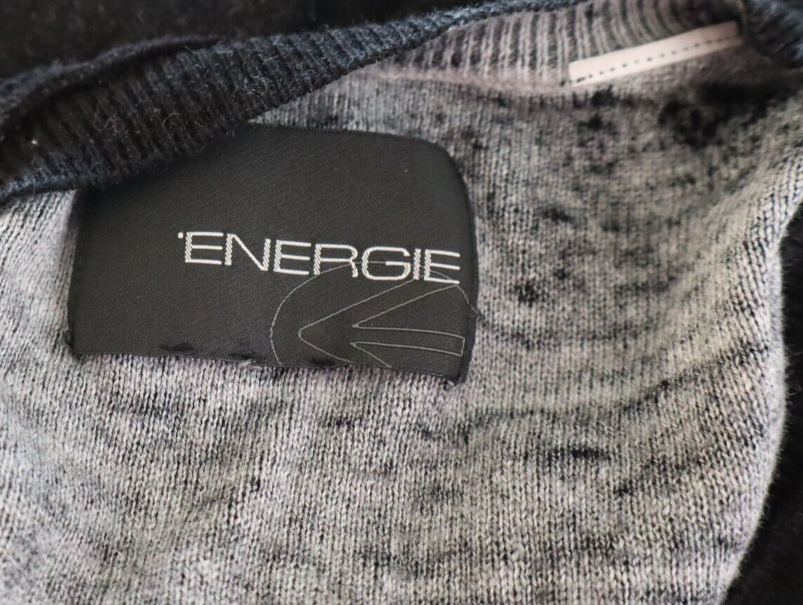 ENERGIE MAGLIONE UOMO Tg. M MAN MAGLIA SWEATER CASUAL VINTAGE LANA WOOL