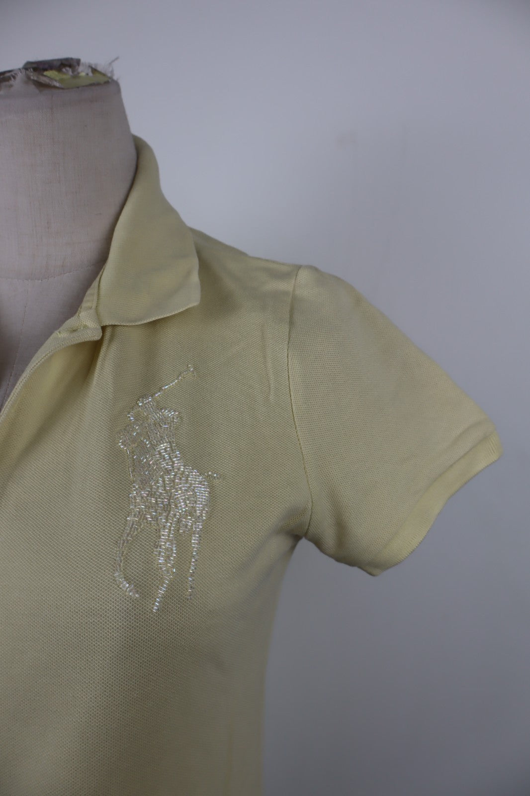 RALPH LAUREN POLO DONNA MAGLIA COTONE TG M WOMAN SHIRT CASUAL VINTAGE BIG LOGO