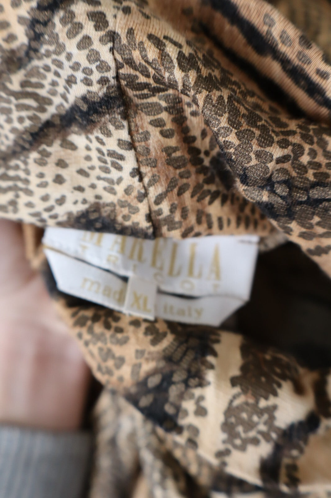 MARELLA MAGLIA DONNA TG. XL WOMAN CASUAL VINTAGE T-SHIRT TOP COTONE