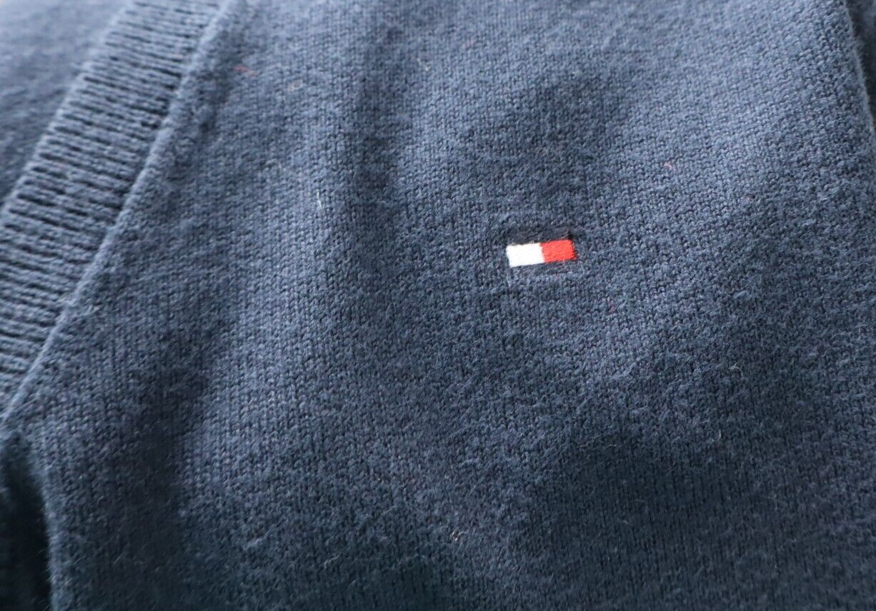 TOMMY HILFIGER MAGLIONE VINTAGE UOMO COTONE Tg. S MAN COTTON SWEATER CASUAL