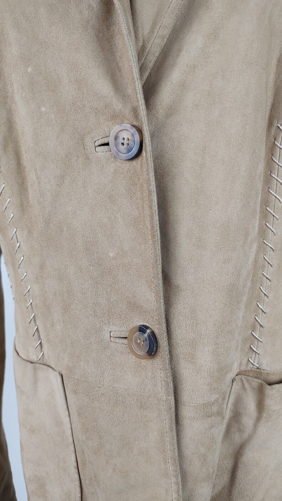 MARELLA GIACCA PELLE DI CAPRA DONNA TG. 48 WOMAN CASUAL LEATHER VINTAGE JACKET