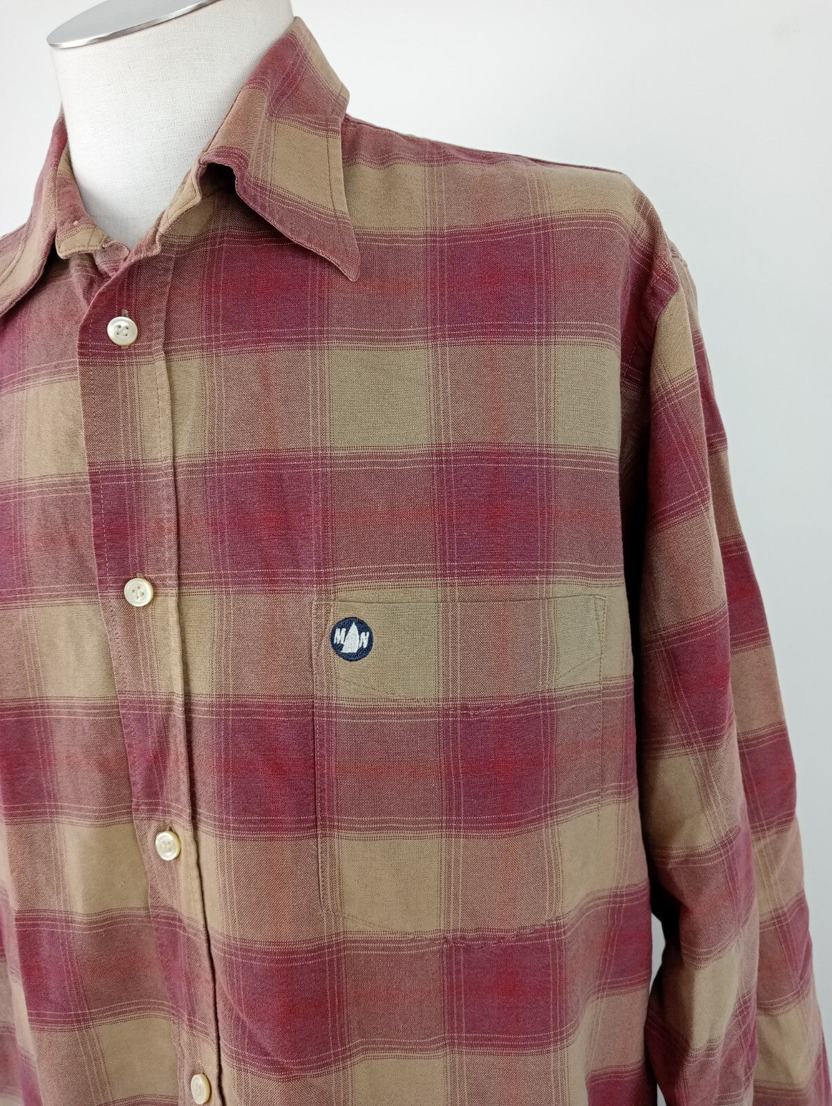MURPHY & NYE CAMICIA UOMO COTONE COTTON 2XL MAN CASUAL VINTAGE SHIRT ITALY