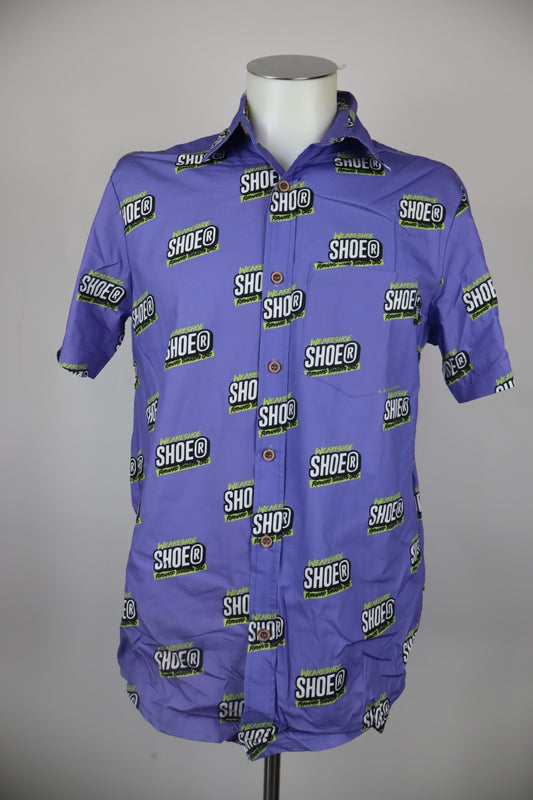 SHOE CAMICIA UOMO COTONE TG M MAN CASUAL VINTAGE COTTON SHIRT MANICA CORTA