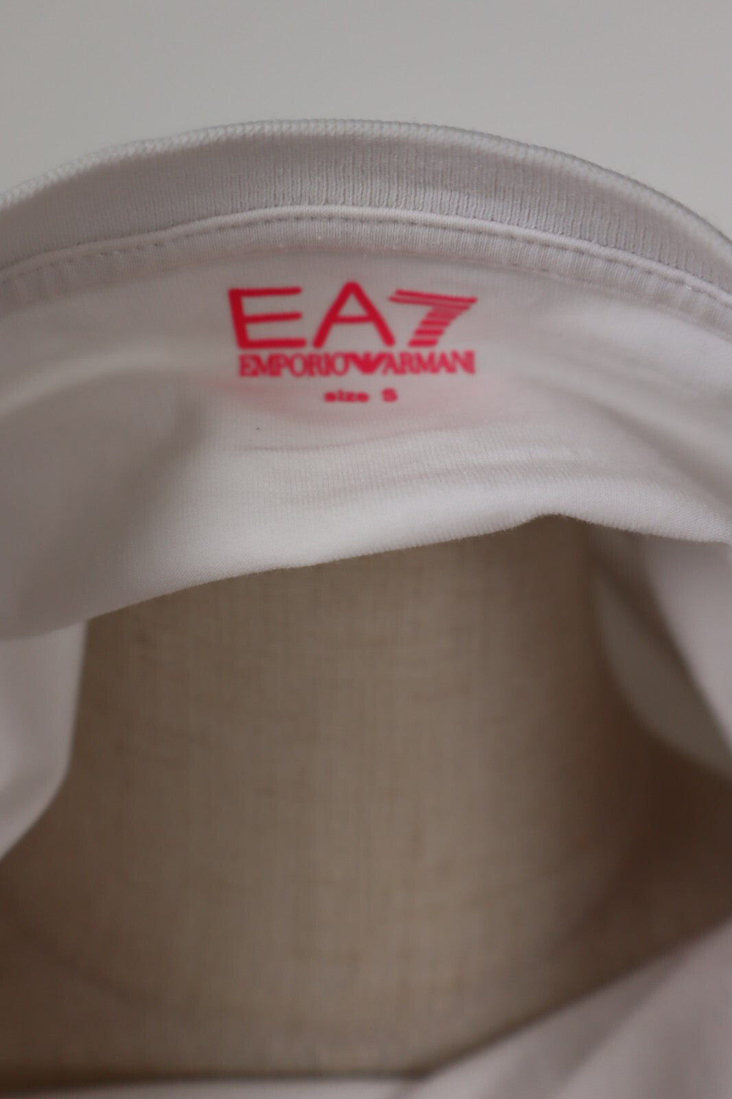 EMPORIO ARMANI EA7 MAGLIA DONNA TG S WOMAN CASUAL VINTAGE TOP T-SHIRT COTONE