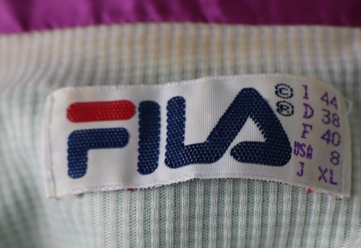FILA JACKET FELPA CON ZIP DONNA Tg 44 WOMAN CASUAL VINTAGE SWEATSHIRT