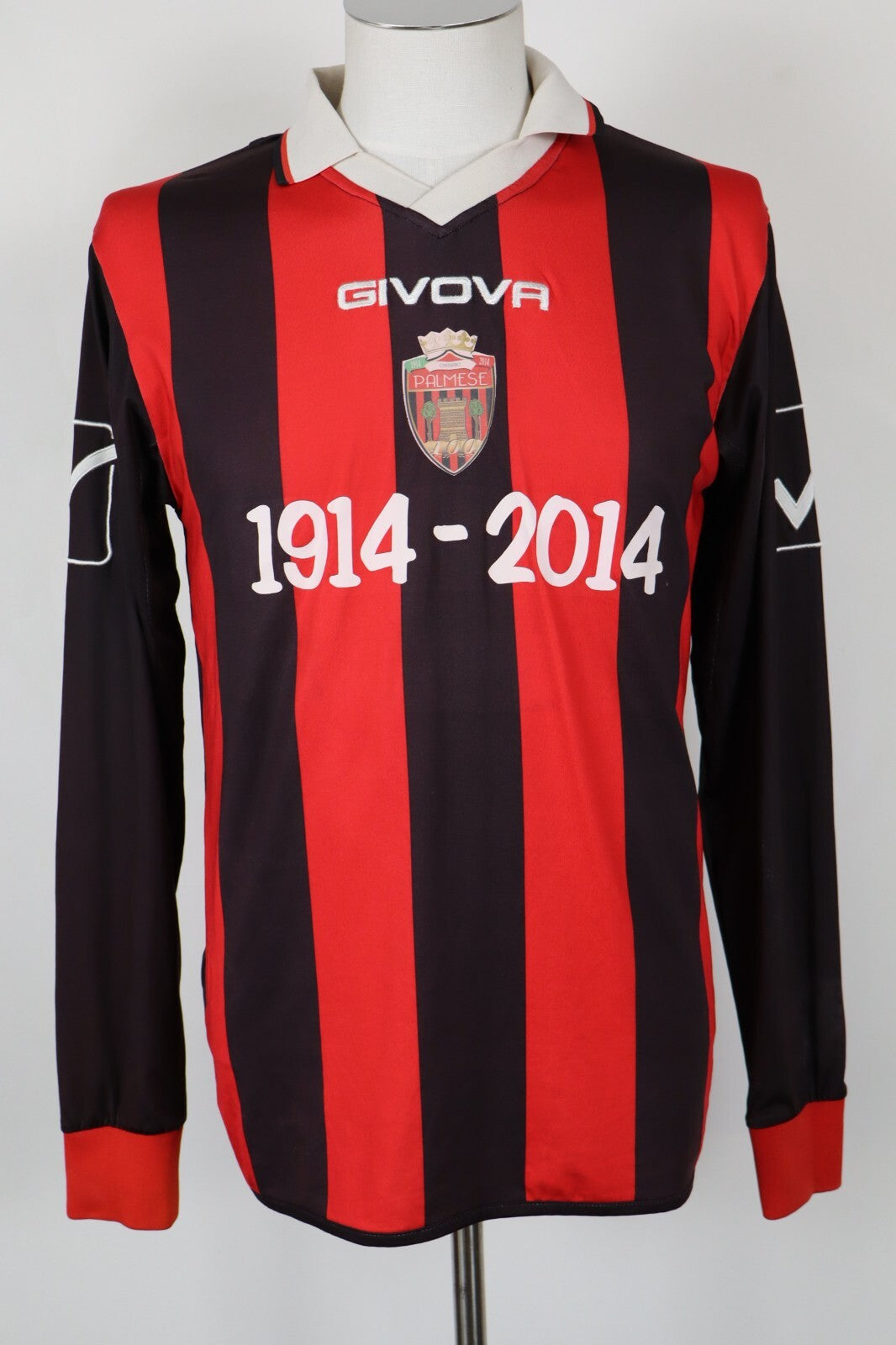 GIVOVA PALMESE CENTENARIO MAGLIA CALCIO TRIKOT UOMO Tg M SOCCER JERSEY VINTAGE