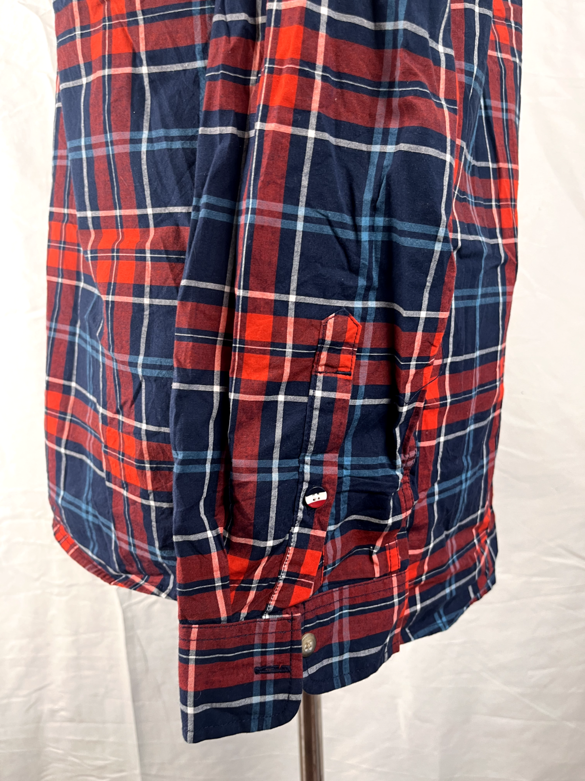 TOMMY HILFIGER CAMICIA COTONE SHIRT UOMO Tg. M MAN VINTAGE CASUAL COTTON