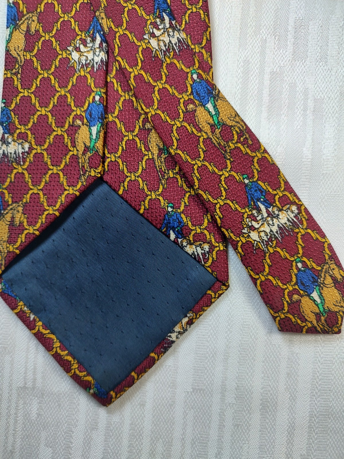 LANCOME 100% SILK TIE SETA CRAVATTA NECKTIE MADE IN ITALY CLASSIC