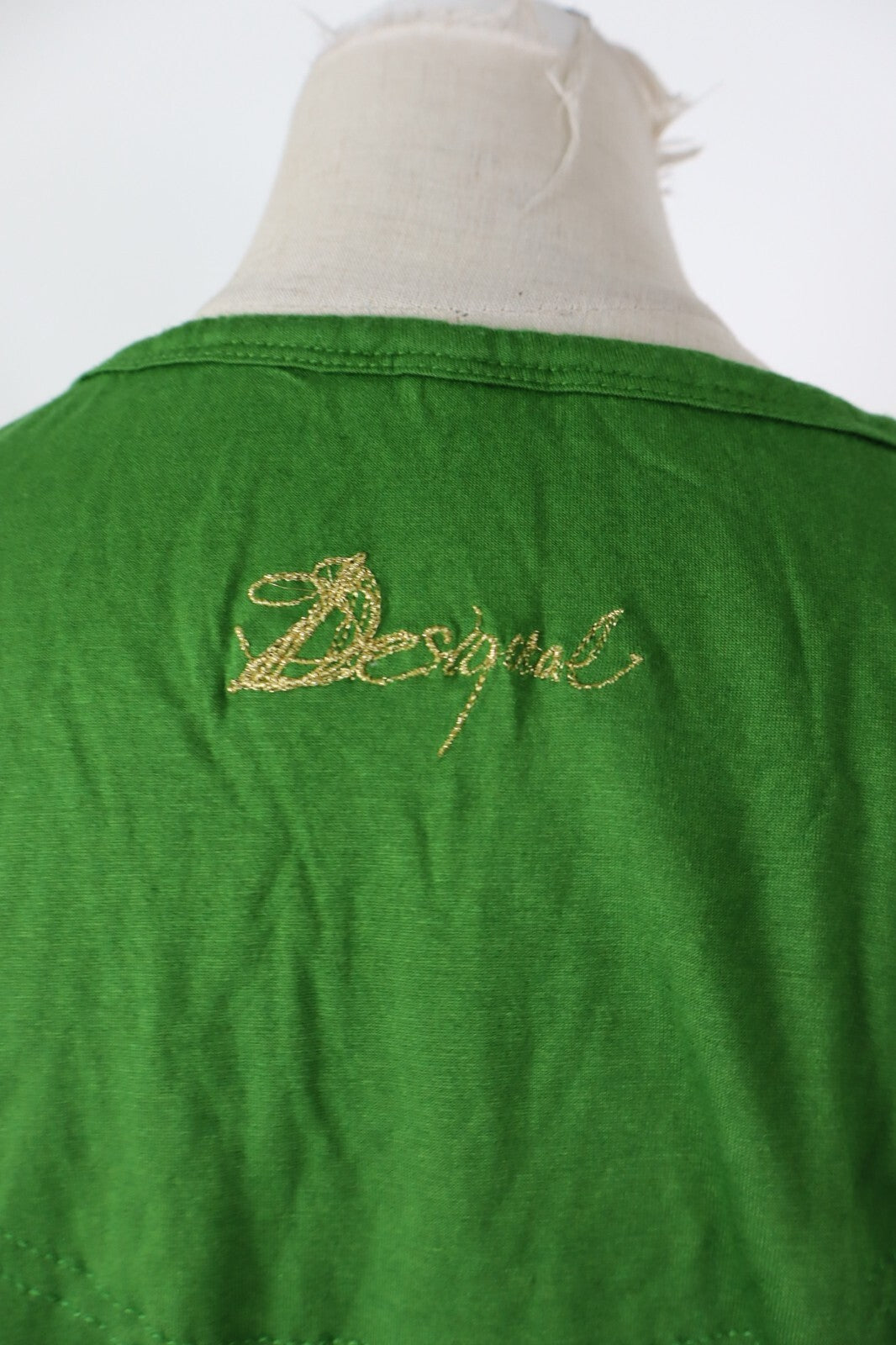 DESIGUAL MAGLIA DONNA TG. XL WOMAN T-SHIRT CASUAL VINTAGE TOP COTONE