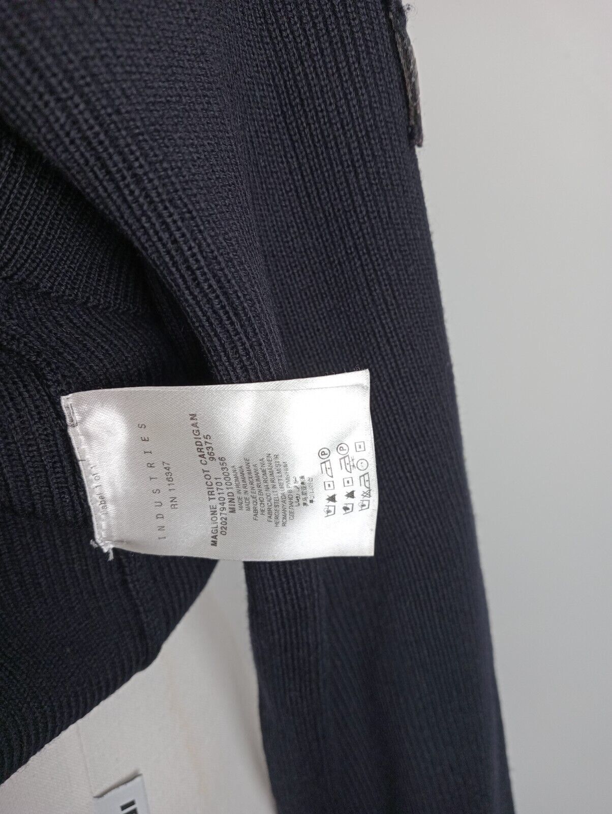 MARINA YACHTING MAGLIONE ZIP LANA WOOL VINTAGE UOMO Tg. L MAN SWEATER CASUAL