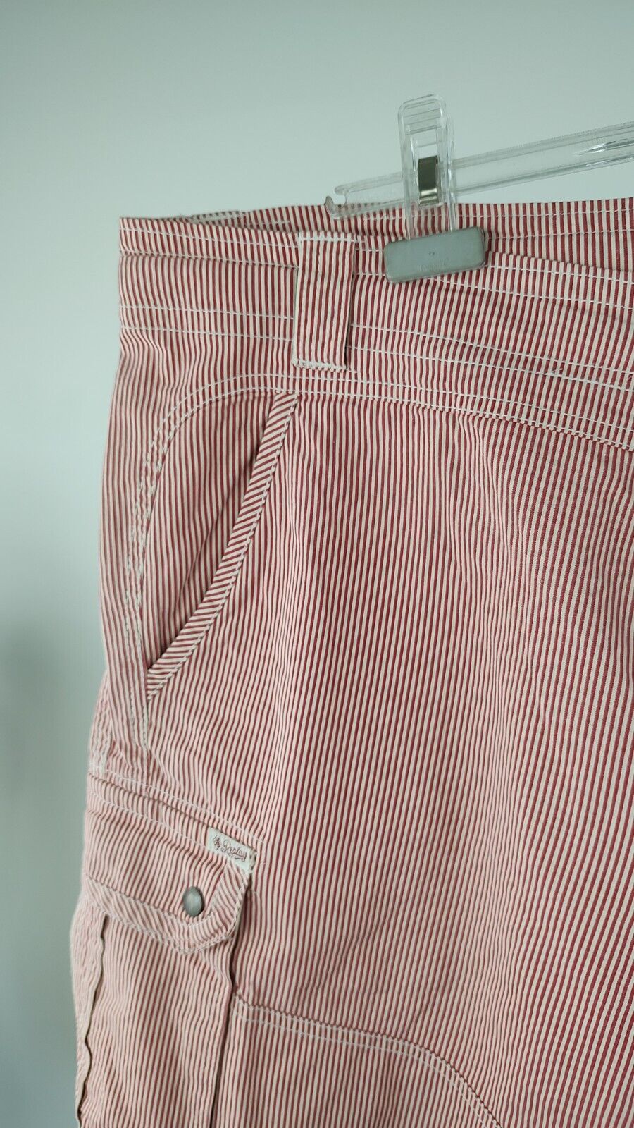 REPLAY BLUE JEANS PANTALONI BERMUDA COTONE UOMO TG. 38 MAN PANTS CASUAL VINTAGE