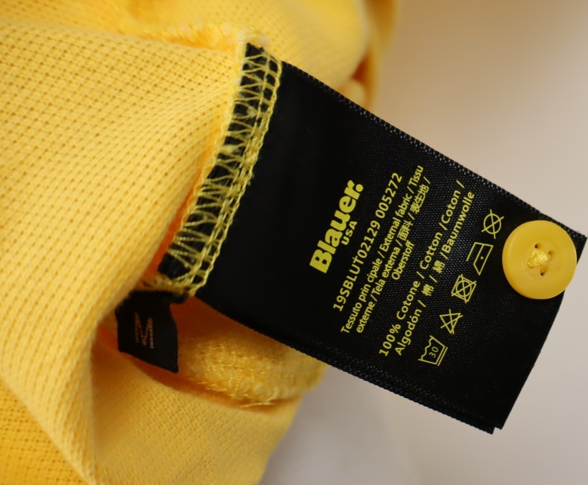 BLAUER USA POLO MAGLIA UOMO COTONE TG M MAN COTTON T-SHIRT CASUAL VINTAGE LOGO