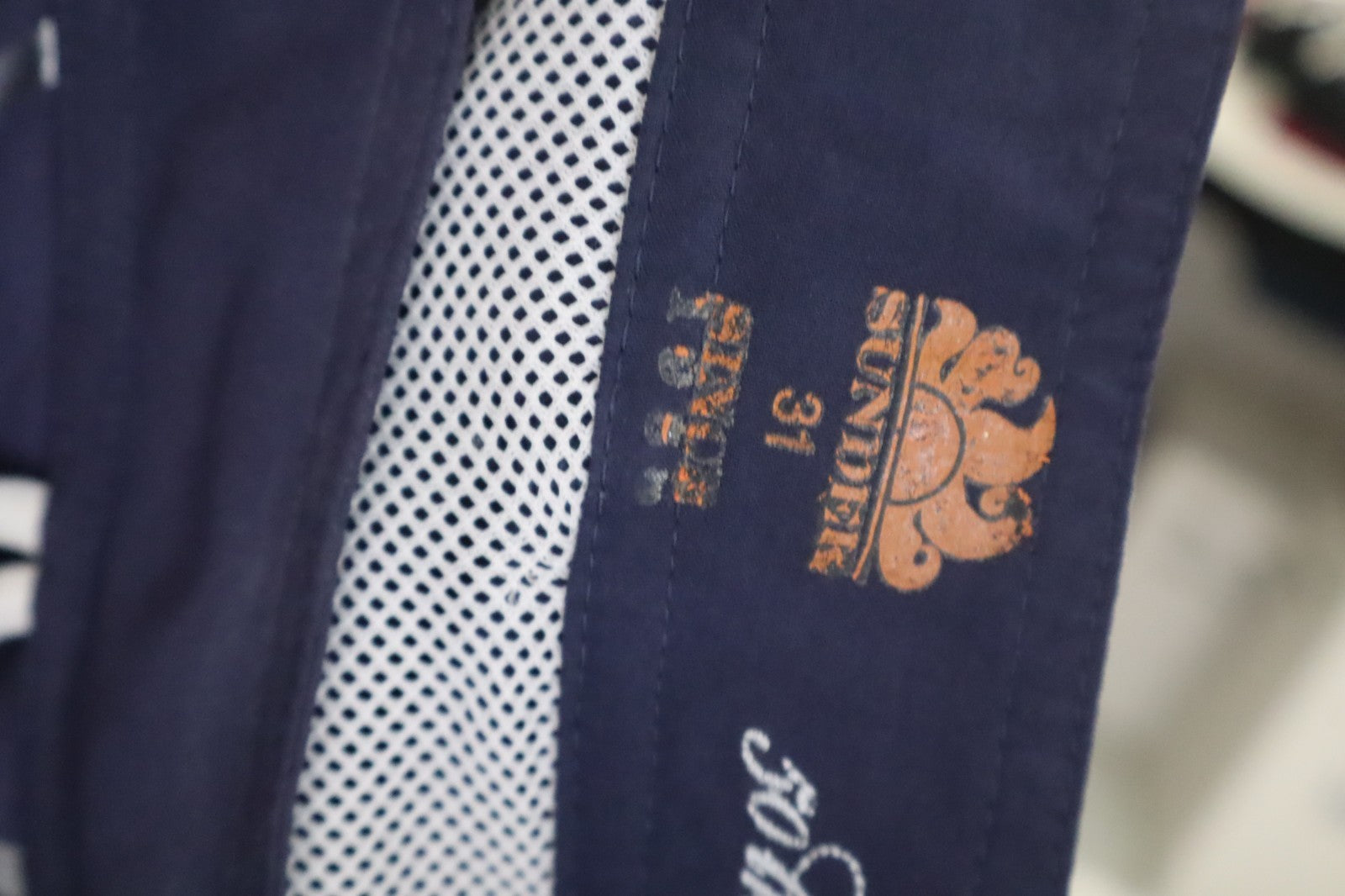 SUNDEK COSTUME PANTALONCINO MARE UOMO TG 31 MAN SWIMSUIT VINTAGE CASUAL SURF