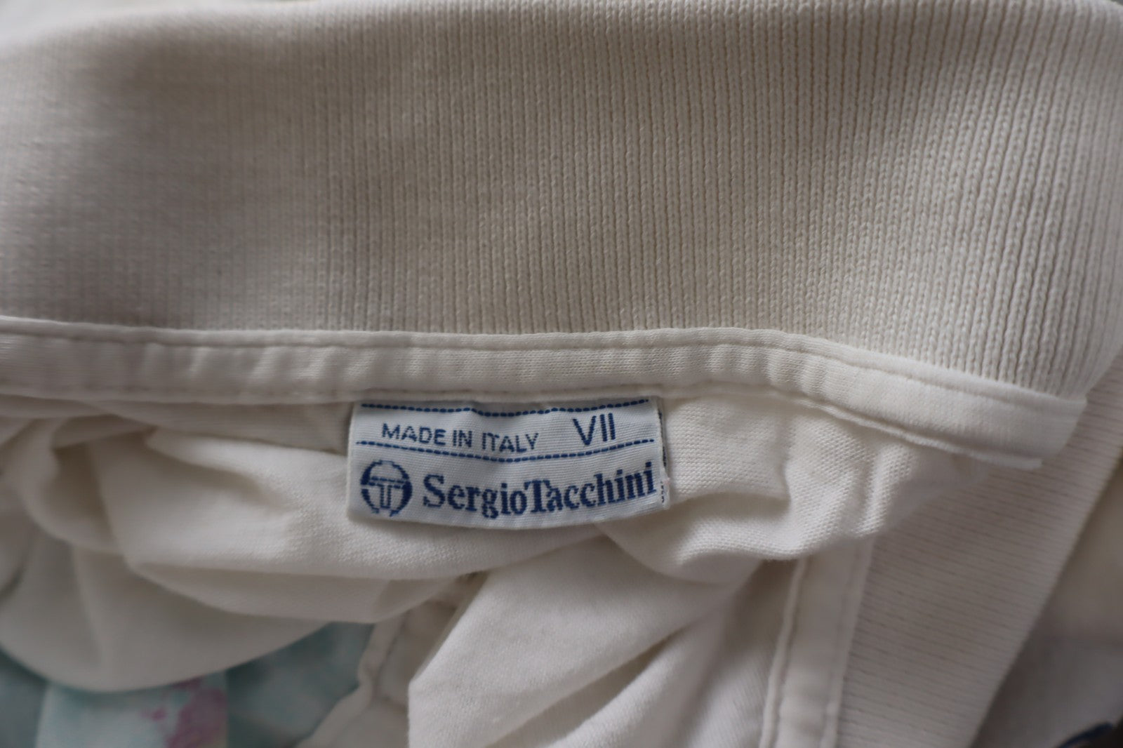 SERGIO TACCHINI MAGLIA POLO TENNIS UOMO TG VII 7 MAN T-SHIRT CASUAL VINTAGE LOGO