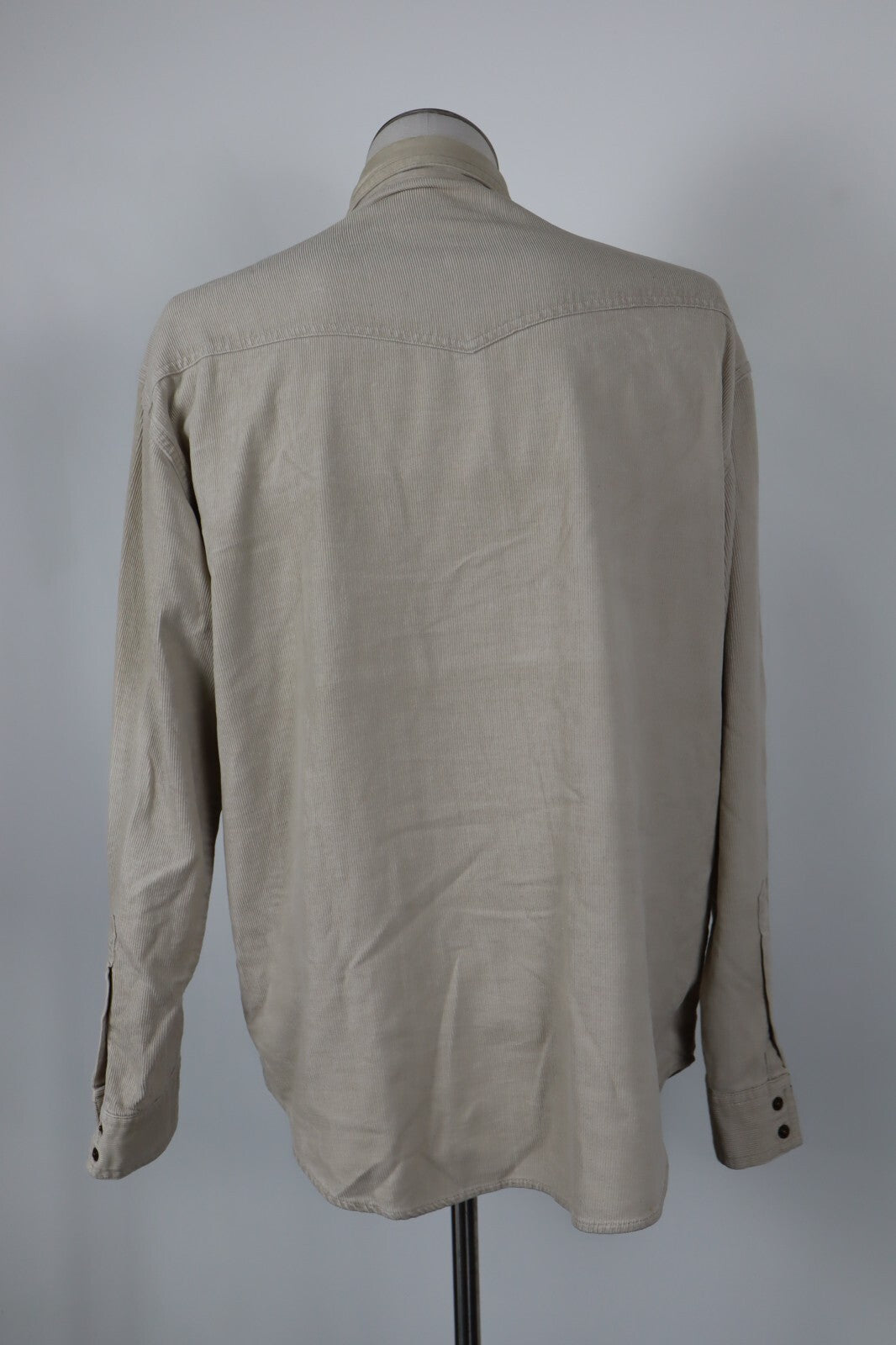 WRANGLER CAMICIA UOMO COTONE VELLUTO TG. M MAN CASUAL VINTAGE SHIRT ITALY