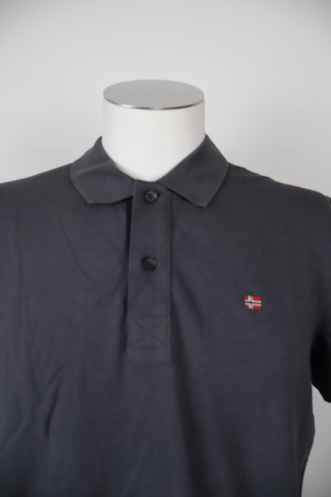 NAPAPIJRI MAGLIA POLO UOMO TG. L MAN T-SHIRT CASUAL VINTAGE COTONE COTTON