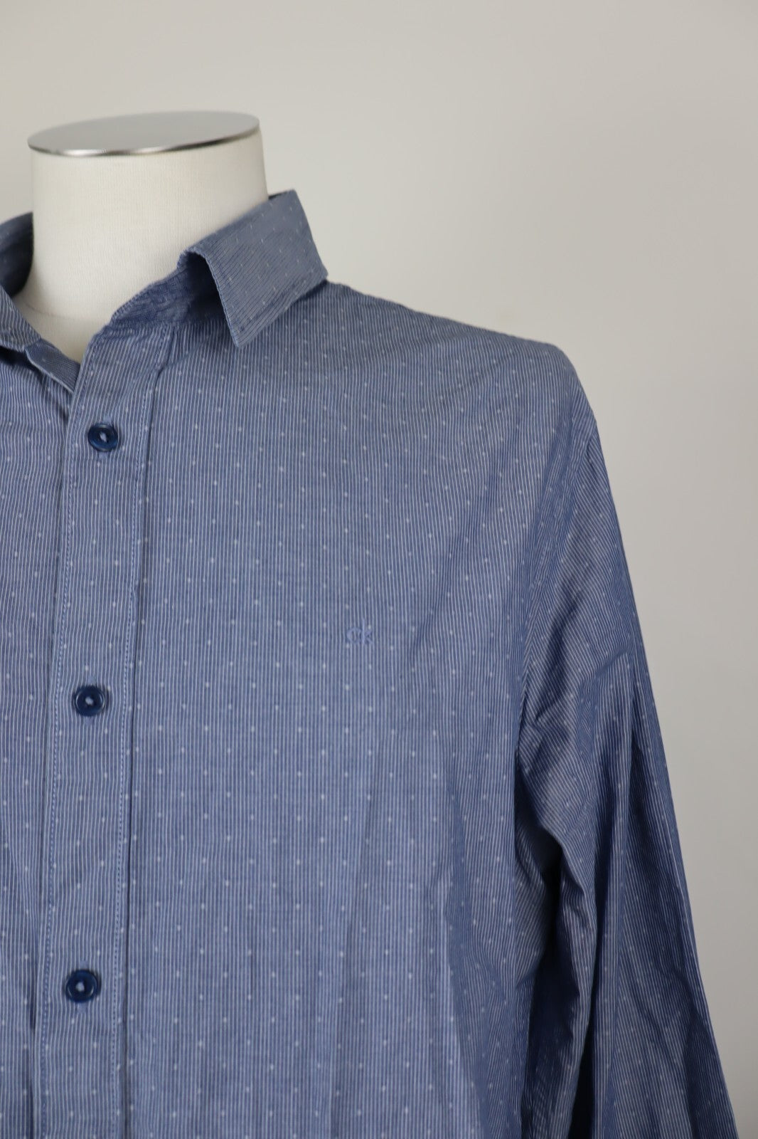 CALVIN KLEIN JEANS CAMICIA UOMO XL SLIM MAN CASUAL VINTAGE SHIRT COTONE COTTON