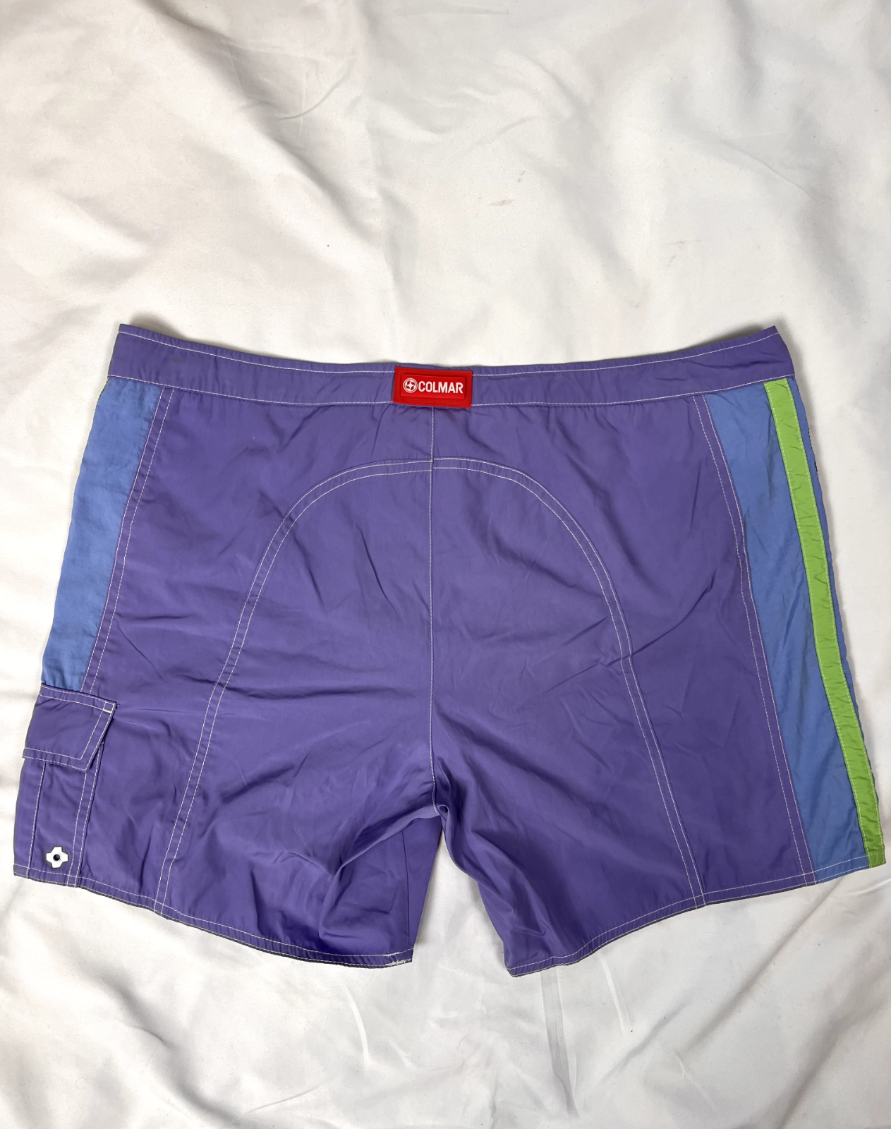 COLMAR COSTUME PANTALONCINO MARE UOMO TG 52 MEN SWIMSUIT VINTAGE CASUAL