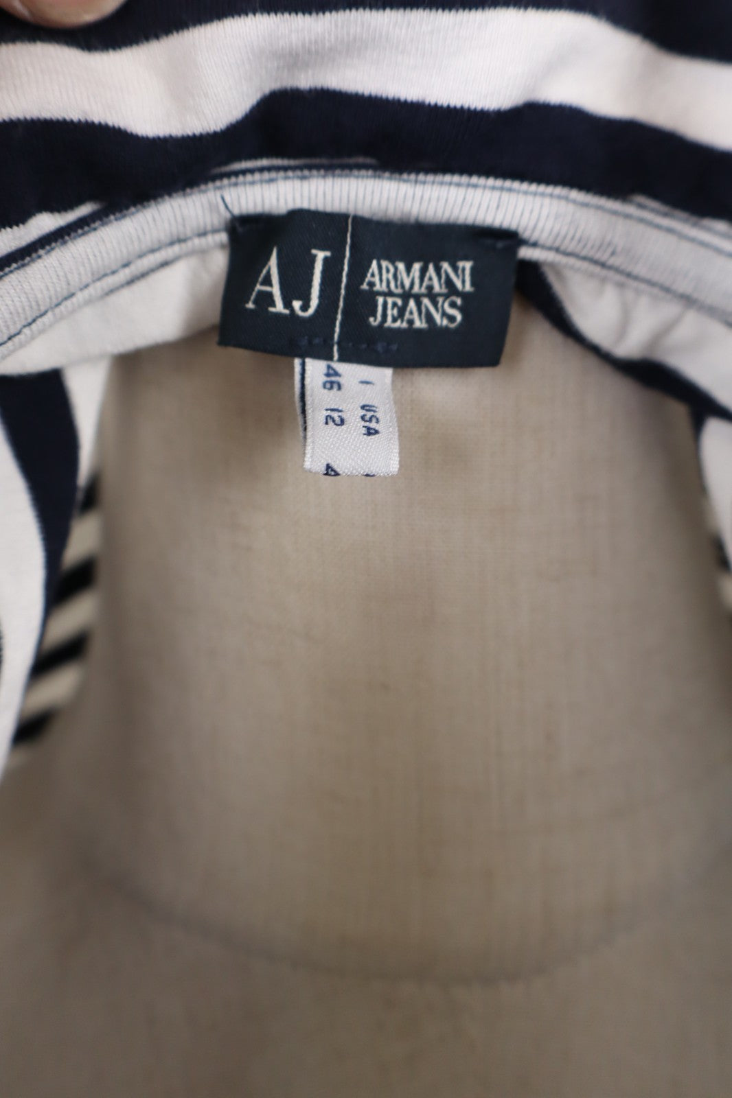 ARMANI JEANS AJ POLO DONNA TG. 46 WOMAN SHIRT CASUAL VINTAGE ITALY